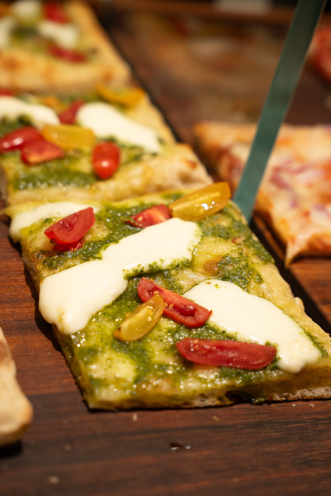 Teglia pesto e burrata — Tortuga 2.0 Venezia